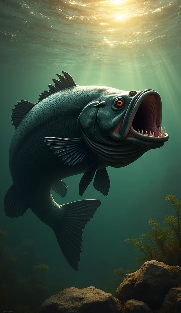 Big black bass