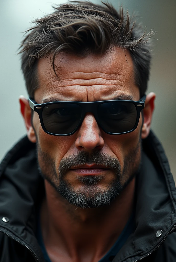Un homme qui s'appelle Rider avec des lunettes de soleil noir