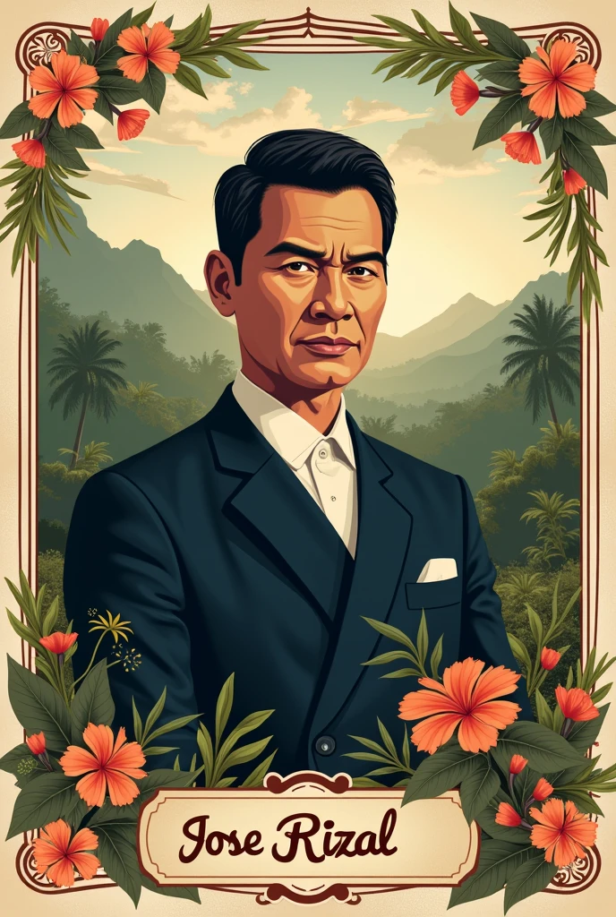 Create a poster tribute to rizal