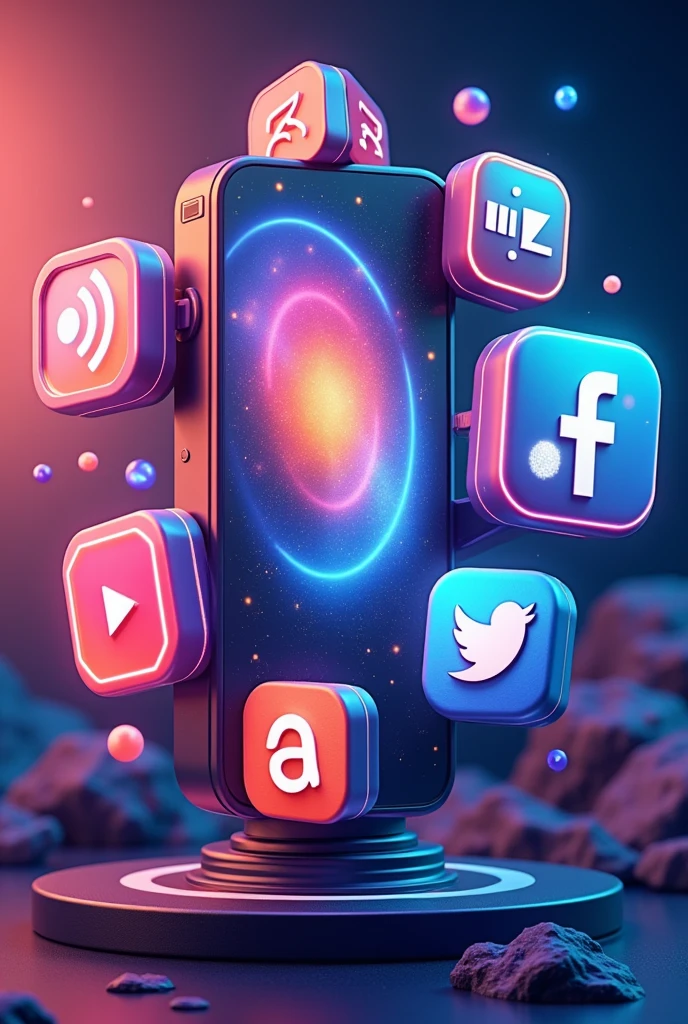 Create a interesting poster of top 5 earning application