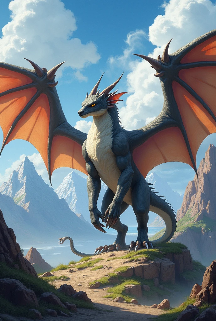 Chinese mythical creatures,Inspired by the Classic of Mountains and Seas,A bird with a dragon's head