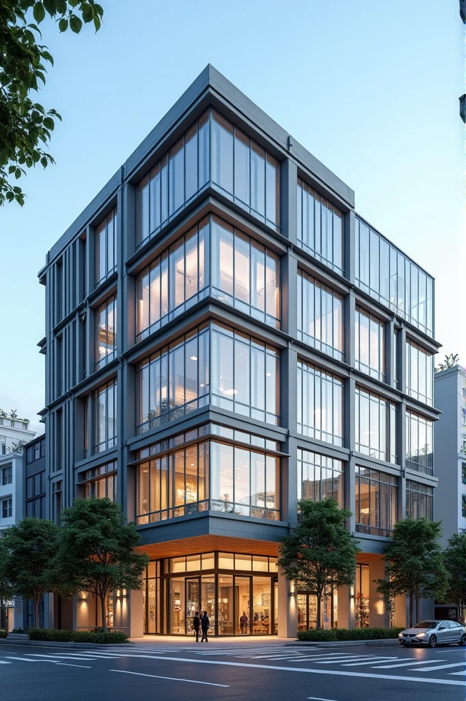 3 floor building