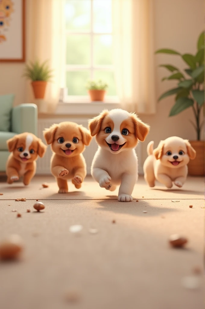 Many puppies mot loop