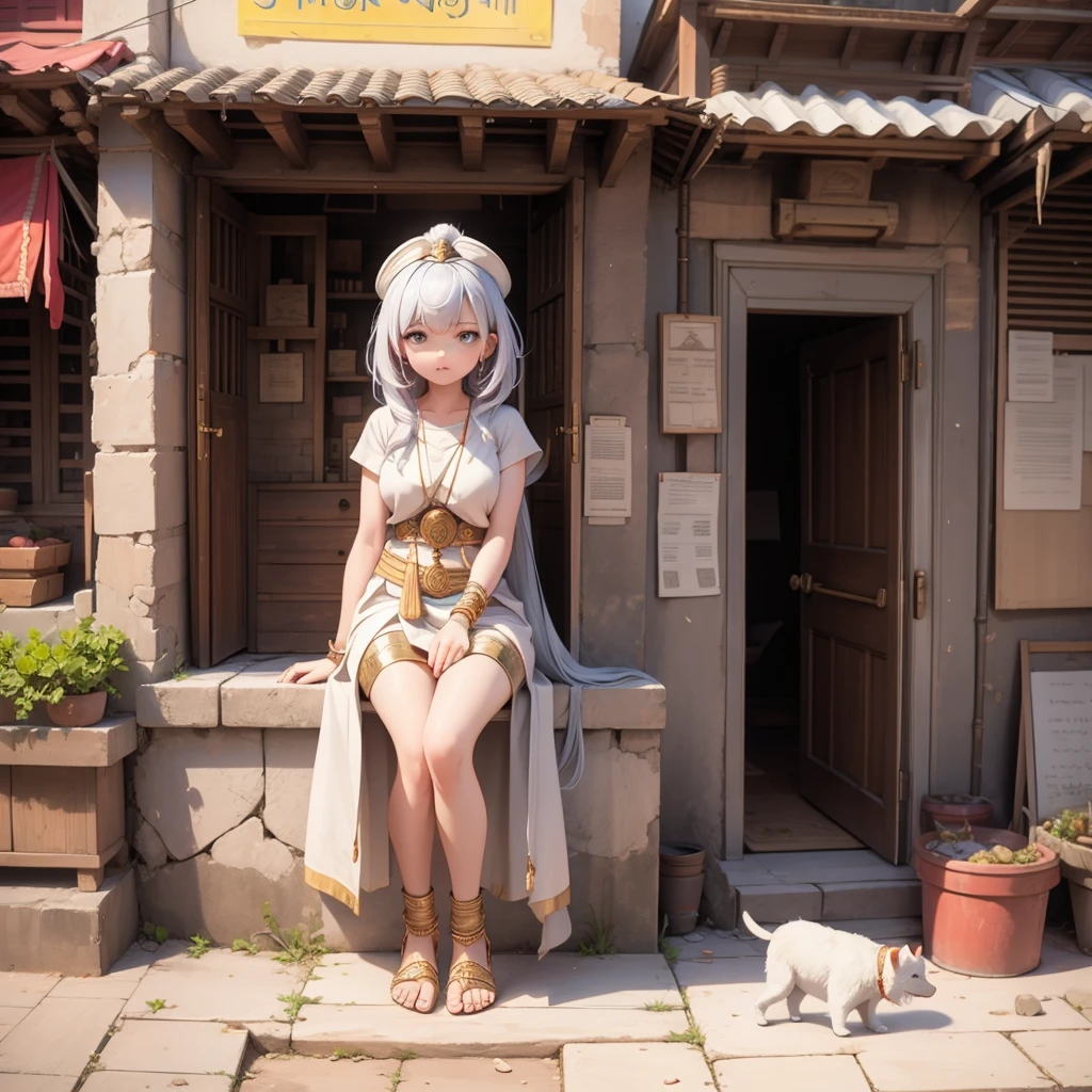 Ancient Indian Priestess、Streets of ancient India