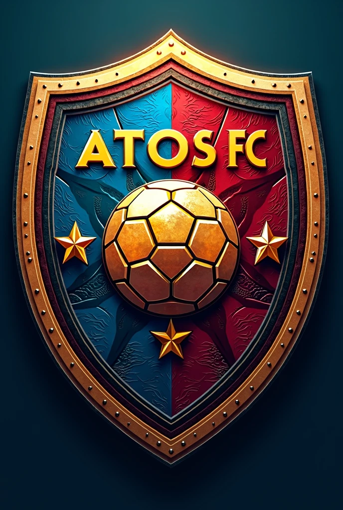 shield of a football team called atos fc