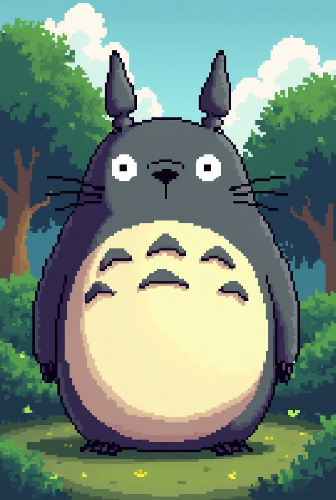 Totoro pixel art
