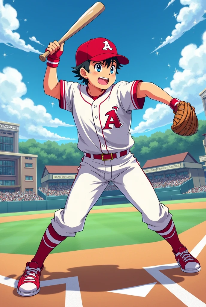 baseball Home Run King School Idolmaster style