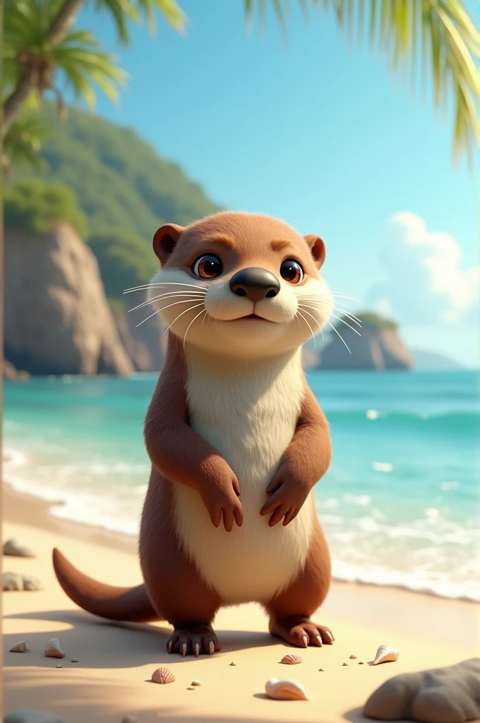 Humanoid Otter Beach