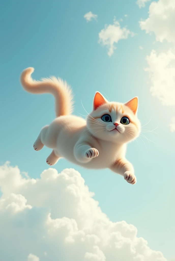 Flying cat