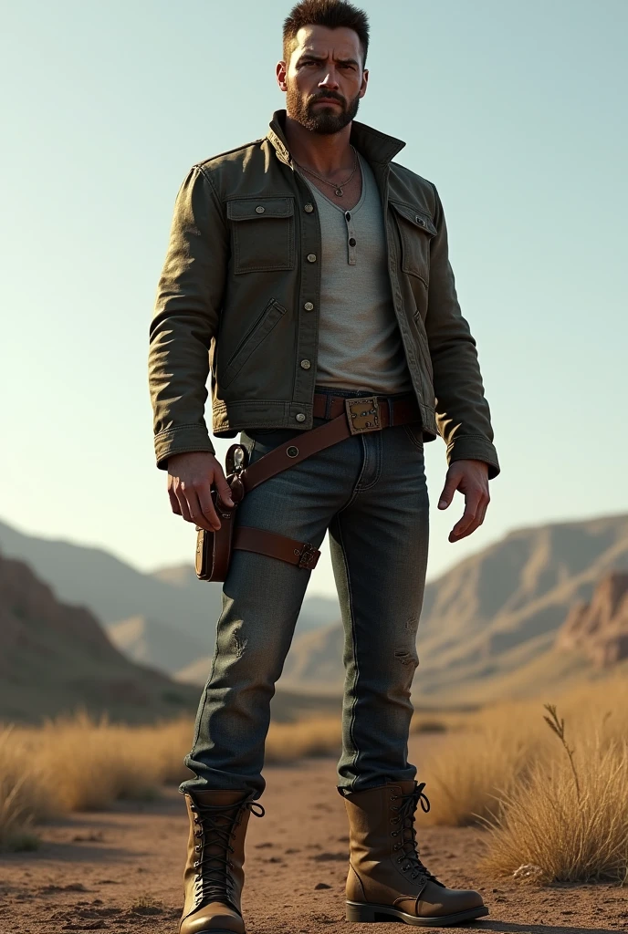 A man called rider in 3d