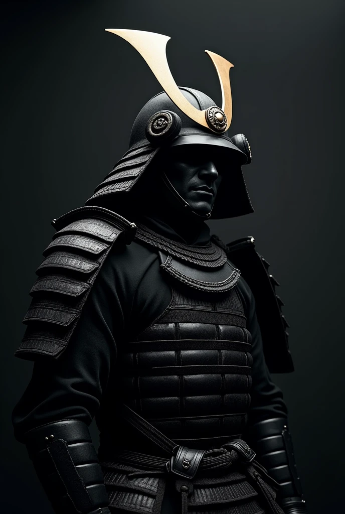 Profile picture with a black samurai
