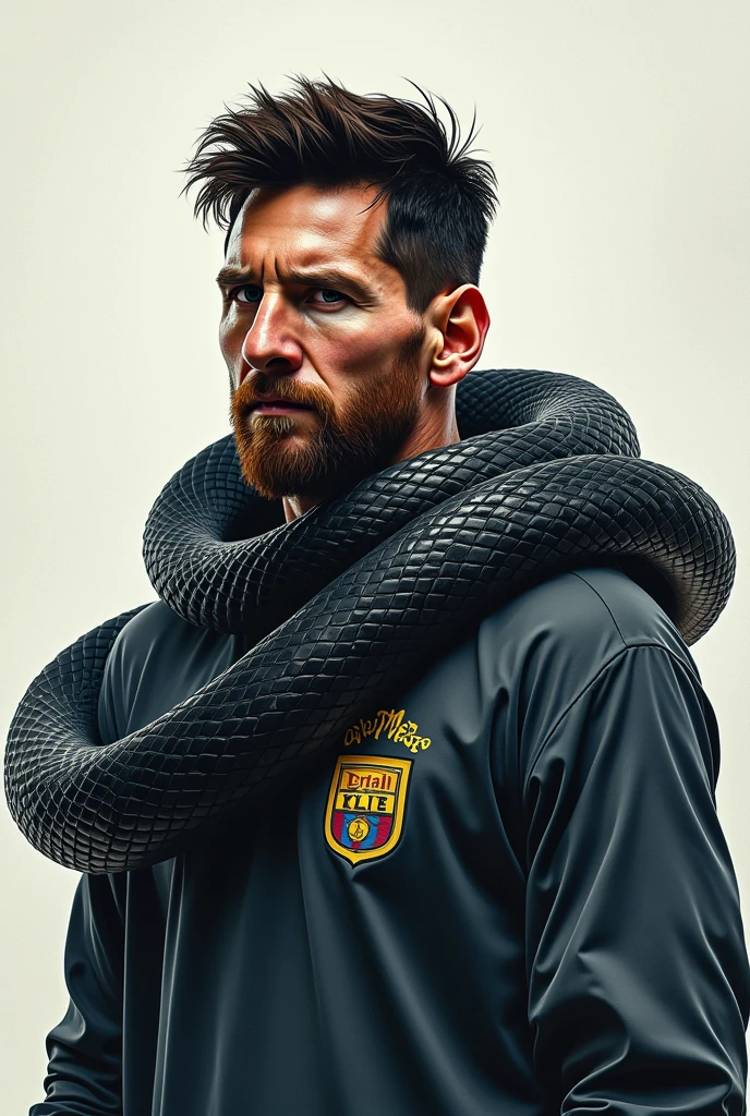 Messi with a black mumba