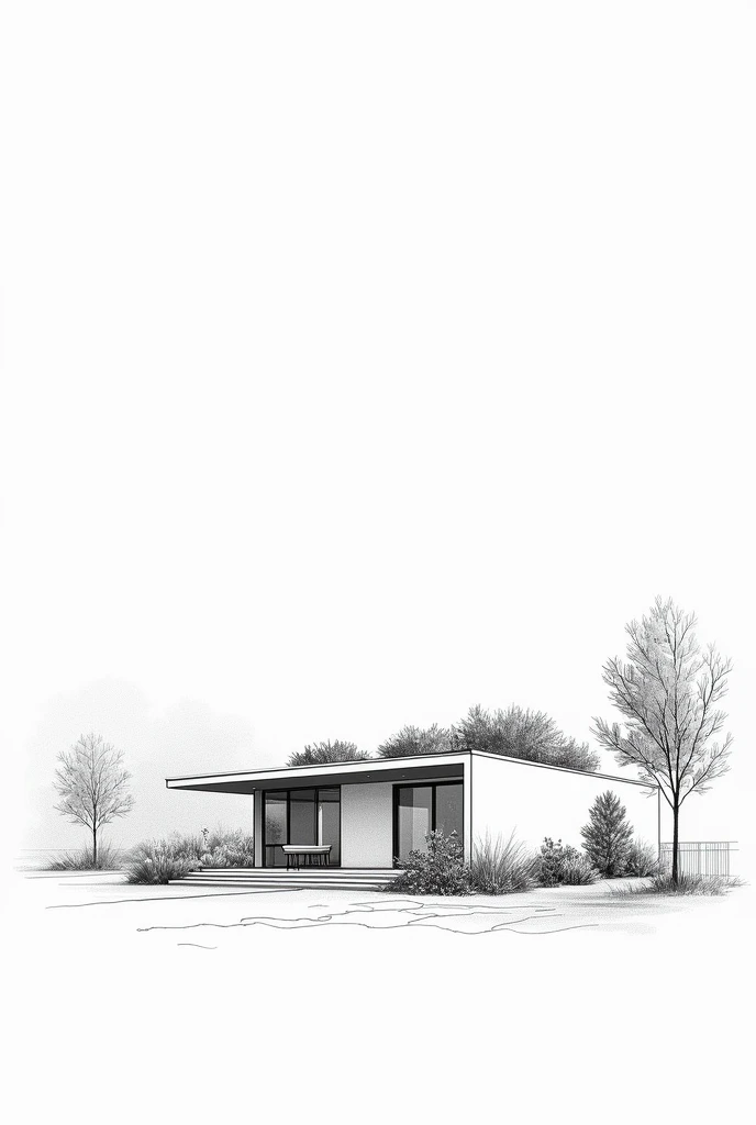 sketch drawing black and white design of a simple energy-efficient home and incorporate three key energy-efficient which is solar panels, high-efficiency windows, or proper . second one, energy-efficient appliances, or a green . lastly, Incorporate a third energy-efficient element, such as passive solar heating, LED lighting, or smart home technology.