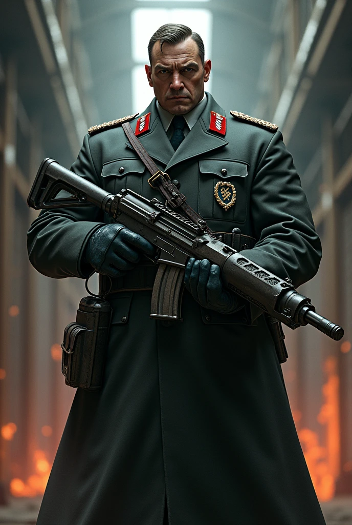 A Stronger nazi soldiers with firearms