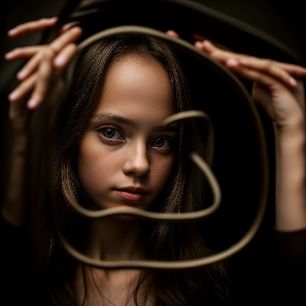 obra-prima, melhor qualidade, foto cinematográfica de retrato de menina, fotografia, filme , highres