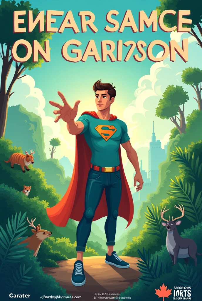 poster that encourages the public to be responsible citizens and protectors of nature.