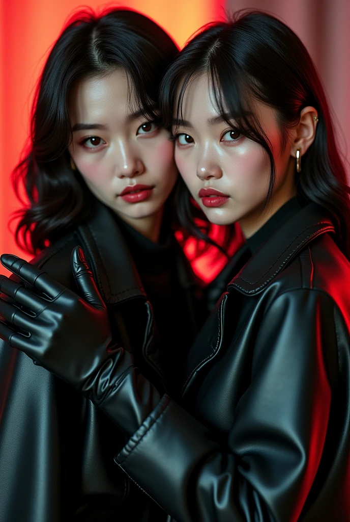 1990s amateur futanari 2 Korean female actress wearing hyper-realistic black leather trench long coat and 4K hyper-realistic black leather gloves handjob photograph:5.0, 1990s an artistic representation of 4 Korean fashion model actress wearing hyper-realistic black leather long gloves and double trench long coats full body:5.0 and A housewife cumshots profusely with a long black leather glove, cumshots in the face with a long black leather glove, teases her pussy with a long black leather glove with a smile, and squirts housewife with toy penis resting on her face:3.2, nice big female futanari cock,Lots of with long black leather gloves and facial with super long black leather gloved-housewife), (4K hyper-realistic black leather long gloves fellatio housewife-cumshot over, 4K hyper-realistic black leather long gloves cum over, 4K hyper-realistic black leather long gloves cum over on housewife-face, 4K hyper-realistic black leather long gloves cum over in mouth, thick cocks), 4K hyper-realistic black leather long gloves cumshot, her hyper-realistic black leather long gloves and hyper-realistic black leather trench long coat full body:5.0, technicolor film, film grain, 1990s, pleasure, playful smile, 4K hyper-realistic black leather double trench long coats, 4K hyper-realistic black leather long gloves cum over on futanari tongue:5.0, hyper-realistic black leather long gloves and lots of cum over on face, Here is she strokes her futanari cock with cum shot over hyper-realistic black leather long gloves-housewife.