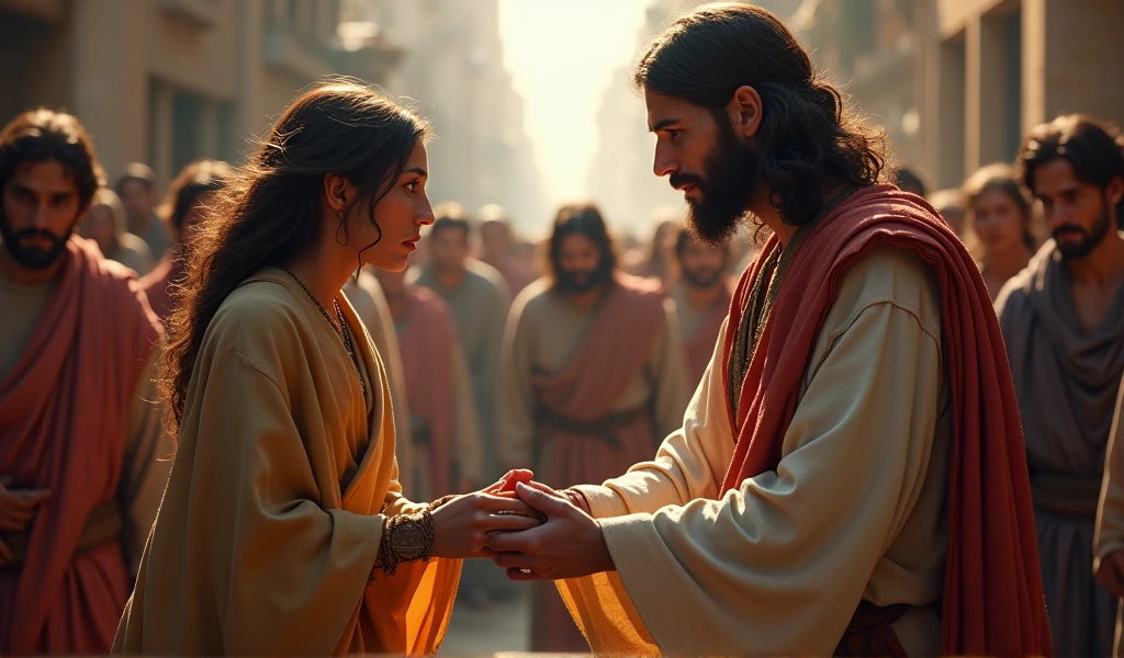 The Story of the Woman with the Issue of Blood Bible Story