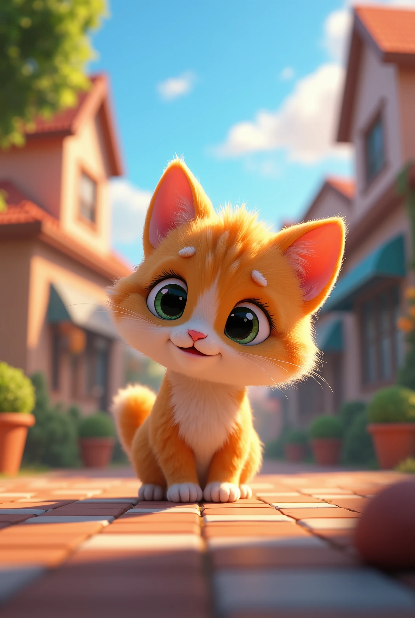 Movie of little cat