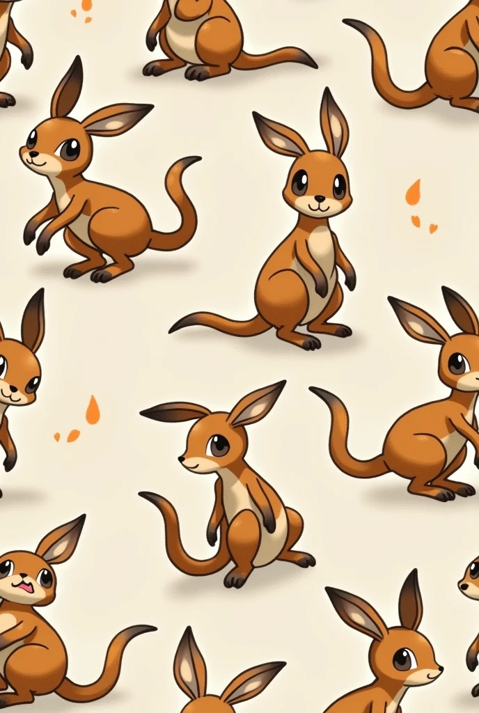  Pokémon fabric, with the appearance of a kangaroo, 
Its specifications and features 