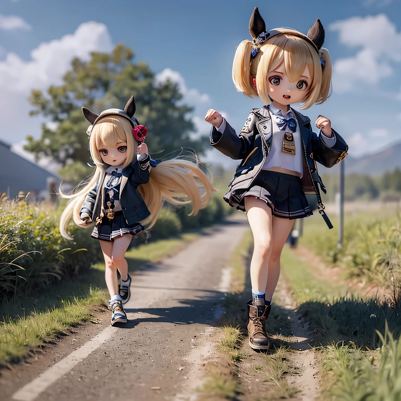 Armin Girls Chibi Run