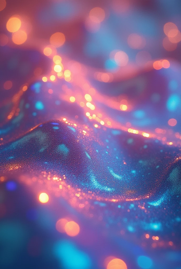 Vibrant iridescent colors
