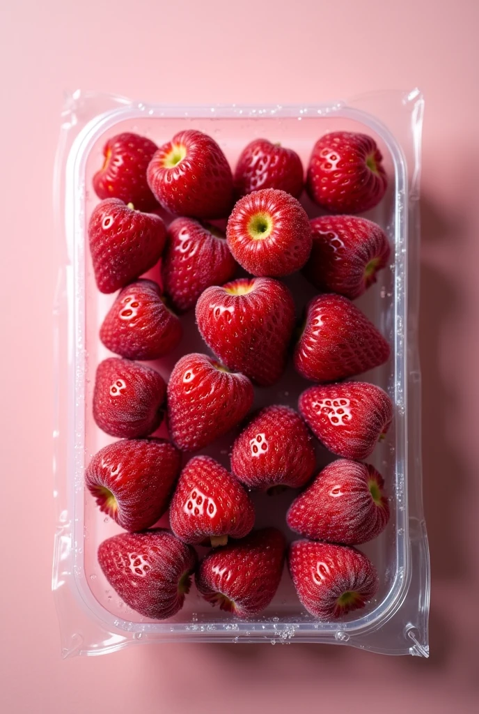 packaged frozen strawberries