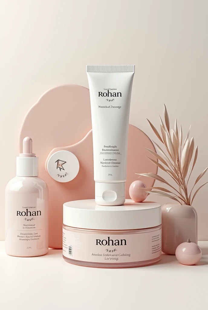 Make a realistic illustration 3D images name "IND BRAND ROHAN"