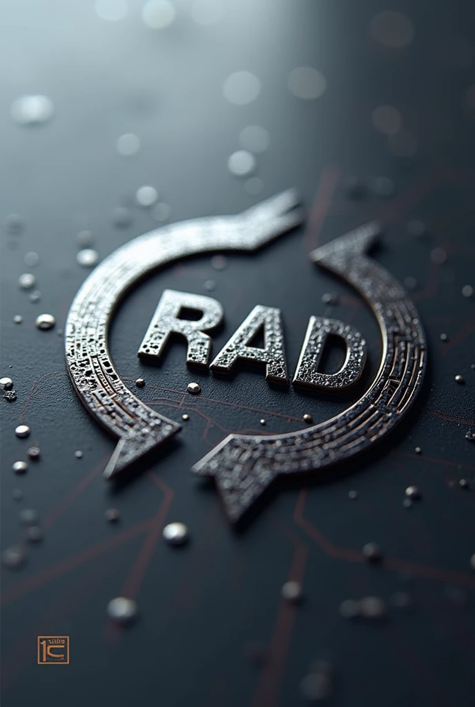 make a logo for the word Farad