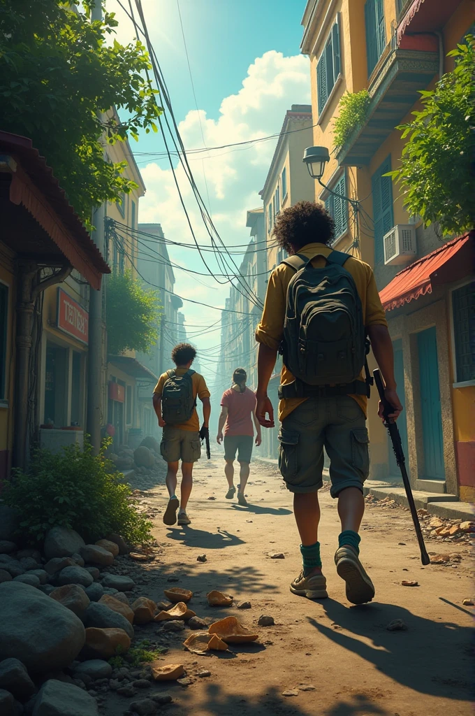 A game in Brazil in a zombie apocalypse