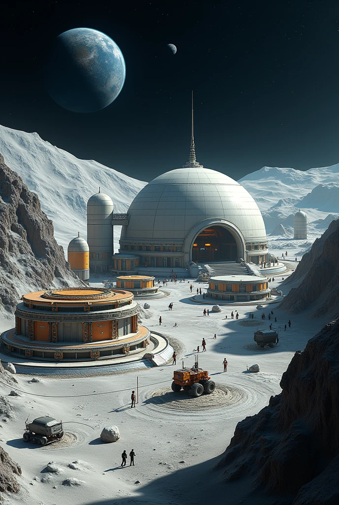 A community on the moon