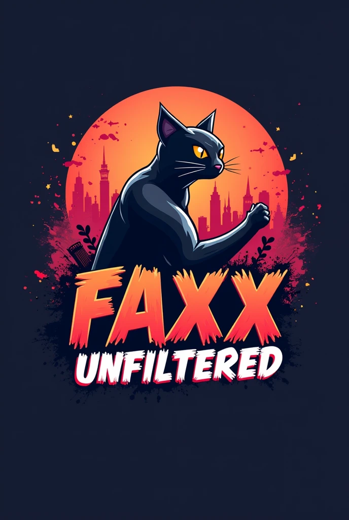 Top 10 youtube channel logo which is based on facts and entertainment named as Faxx Unfiltered