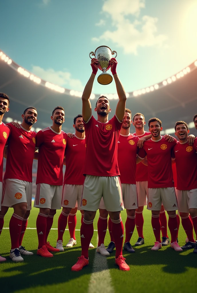 Man united winning the Copa America silver