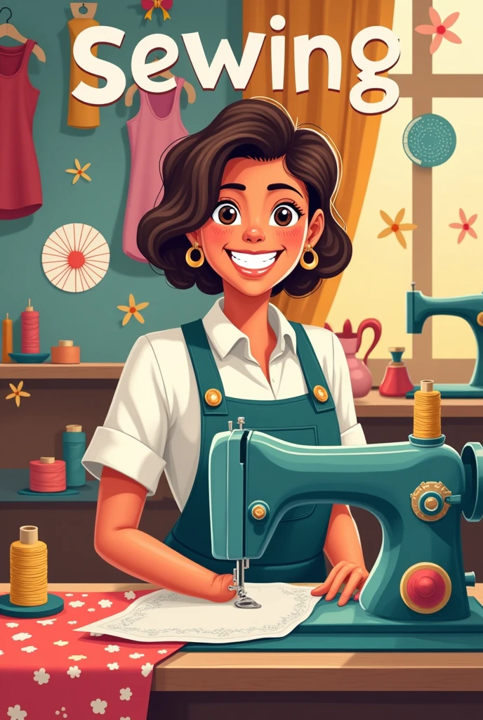 Design a poster for sewing class