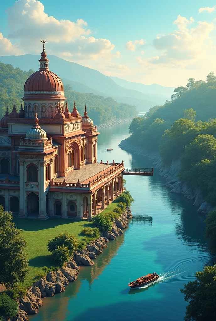 I want to creat a logo for Instagram page name
Aaj jablpur in capital fornt and a beautiful railway station with a river