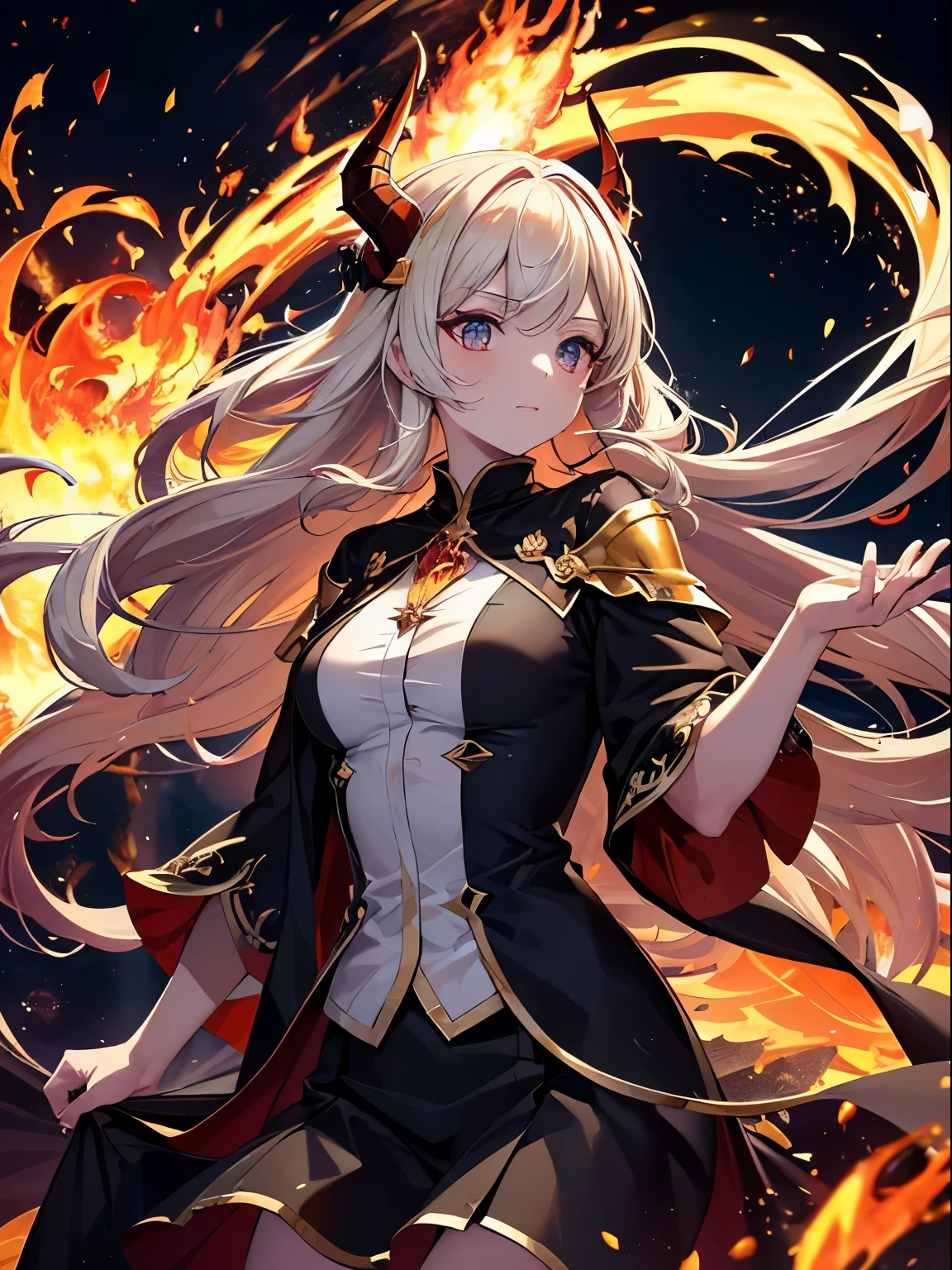 (masterpiece:1.2), (highest quality:1.2), (super detailed:1.2), According to the contract, Overlord of Flame, Purification Flame,Great Spire of Flame, fluttershy, Fire and brimstone through Sodom, turn sinners into dust of death, Burning sky, with flame animals