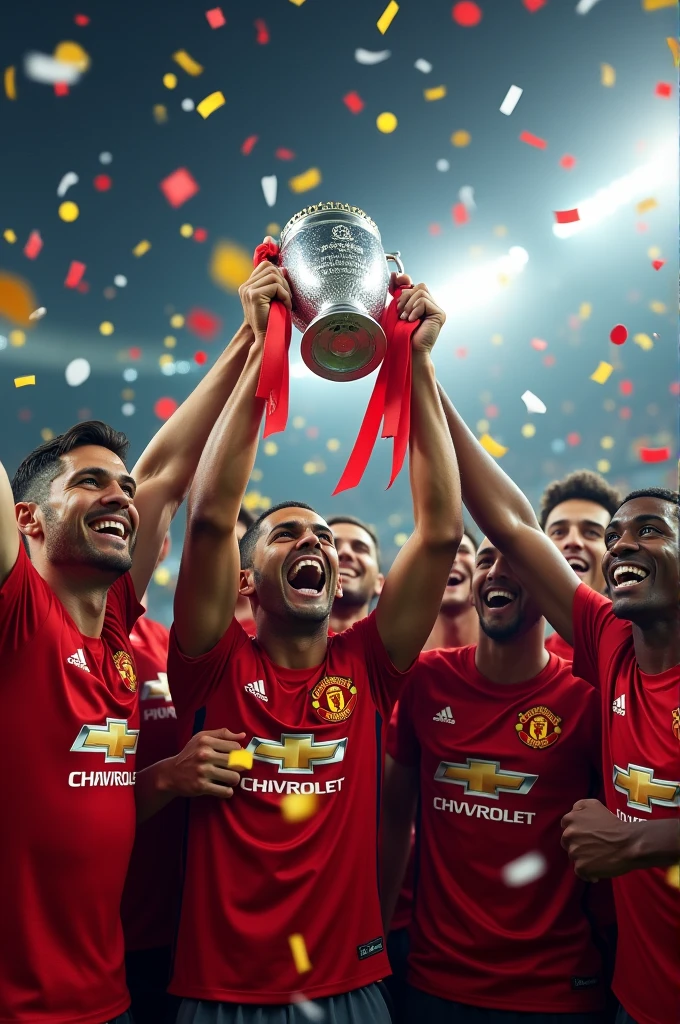 Man united winning the Big Copa America silver 