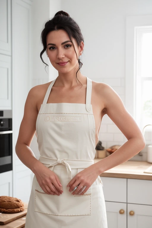 DEN_octokuro_MK2,
baking in a bright kitchen wearing an apron, pinny, baking, cooking, chef, apron,
bokeh, f1.4, 40mm, photorealistic, raw, 8k, textured skin, skin pores, intricate details epiCRealism,