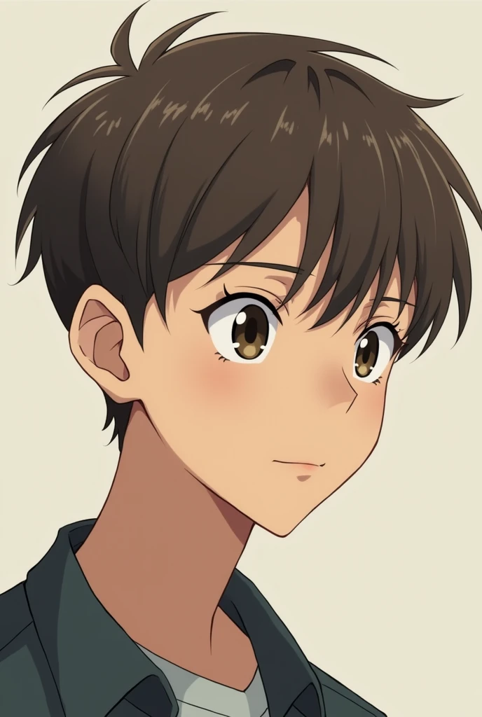 Anime boy, brown hair, dark eyes, 2 
