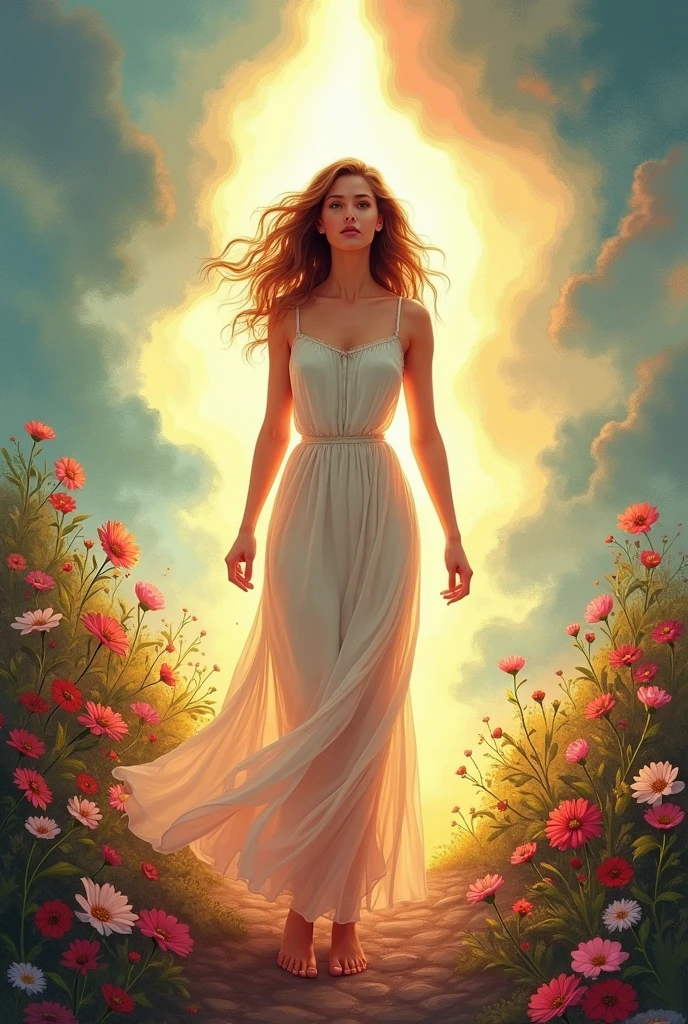 Cover of a motivational book titled THE STRENGTH OF BEING YOURSELF abstract image aimed at women