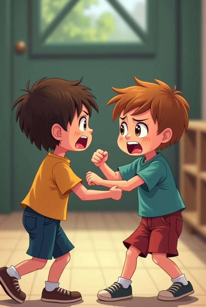 child hitting another child