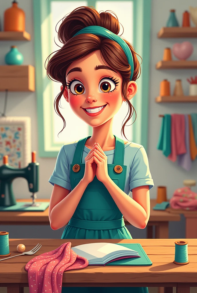 Design a poster for sewing class
