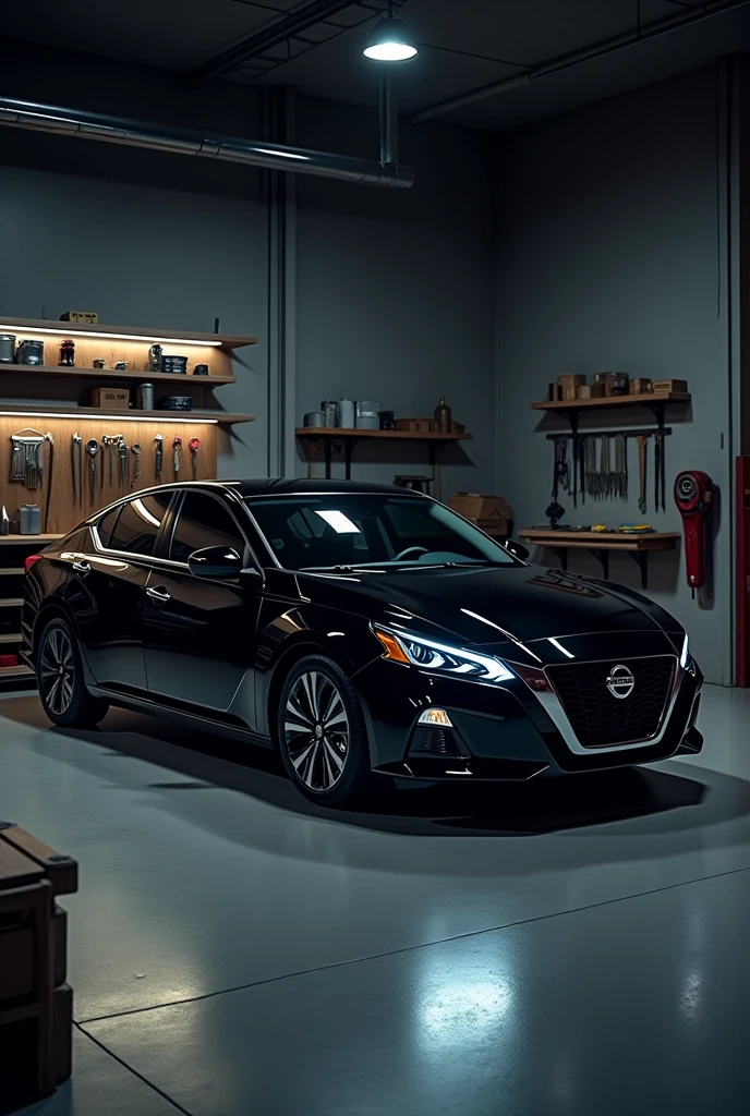 2023 Nissan Altima, Black, garage