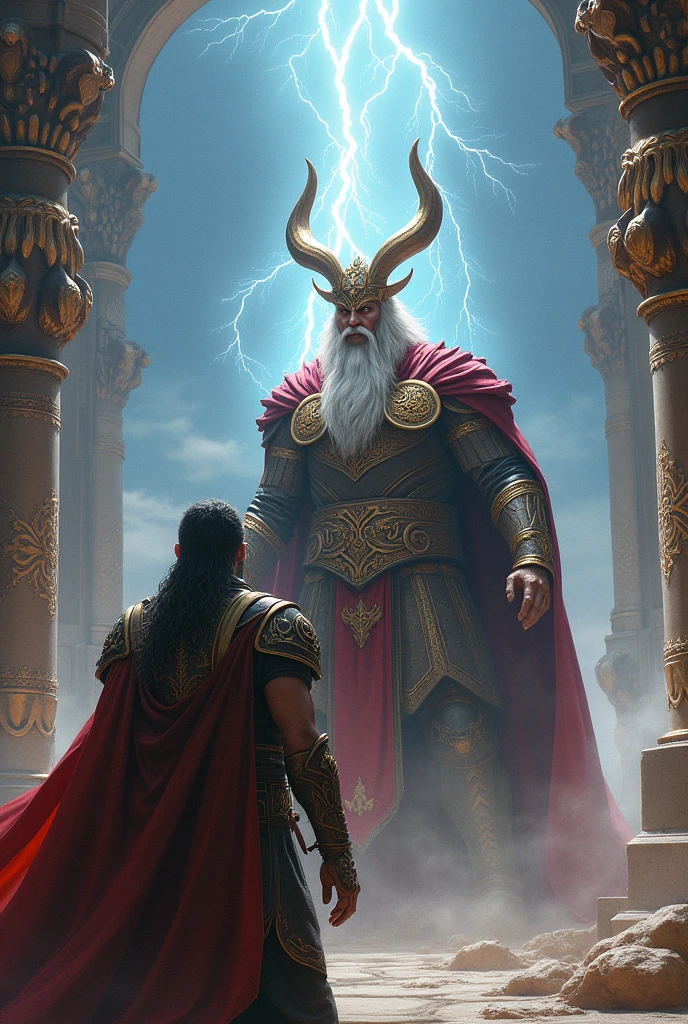 One day, challenged Odin, the king of the gods,