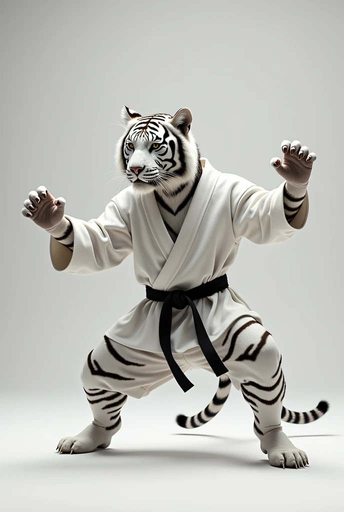 tigre, white dobo, taekwondo