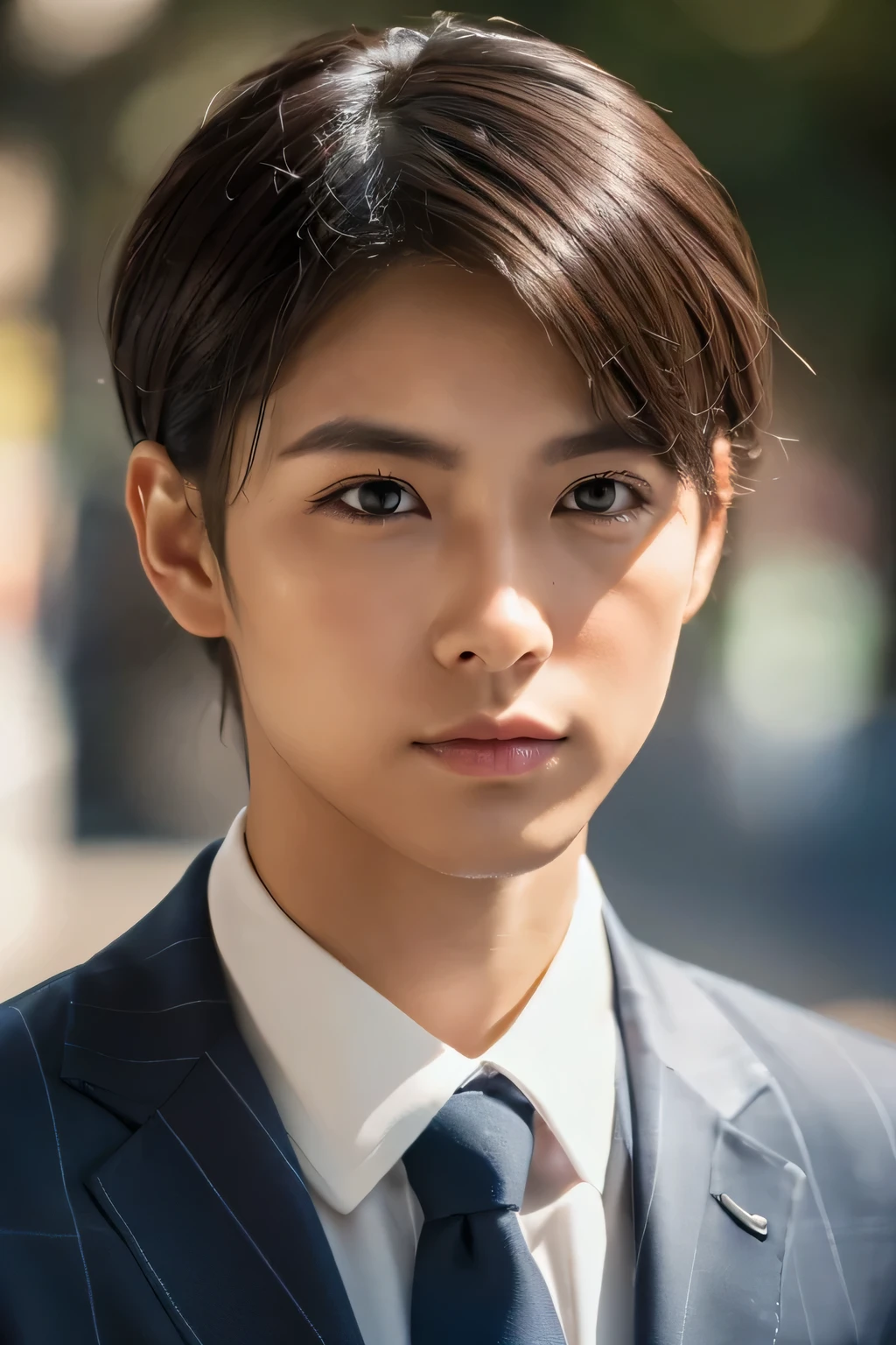 Age 35、male、suit、World Press Photo Competition Winners、(Award-winning photo:1.3)、(Japanese male、Japan human skin tone、Japanese maleの特徴:1.0)、(Very clear photos:1.1)、(8k、RAW Photos、Highest quality:1.3)、(Realistic、Photorealistic)、challenging、Exciting、bring up(Beautiful typical modern American male outdoors:1.5)、 Analog Style(View the viewer:1.2)(Skin Texture)(Film Grain:1.3)、(Warm colors、Warm tones:1.2)、Close-up、Cinematic Light、Side light、Ultra-high resolution、Best Shadow、born、Upper body、Microgeometry、Skin elasticity、Light scattering through hair、ambient occlusion、Multi-layer skin shading、Facial muscle simulation、Rendering the iris and pupil、Advanced Color Grading、Pale, beardless face