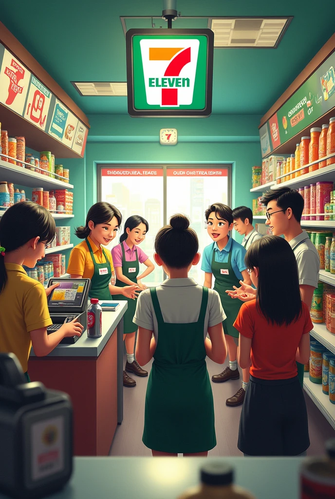 7-11 employees