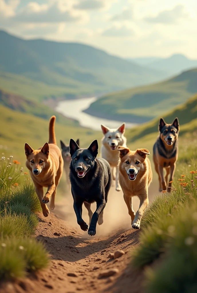 Dogs landscape