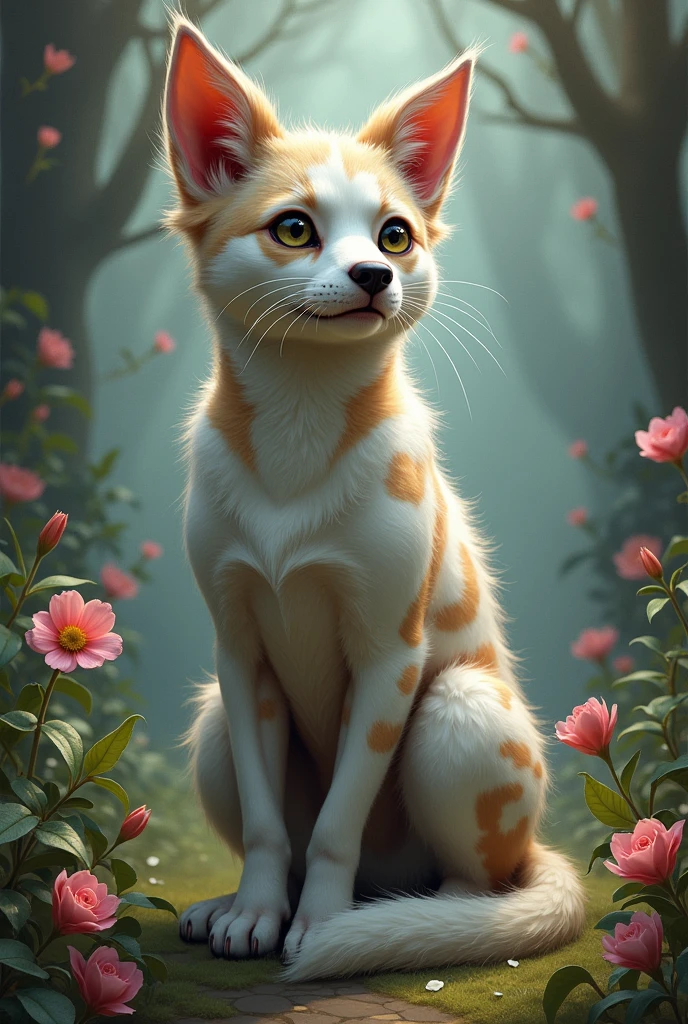 A fusion between a dog and a cat