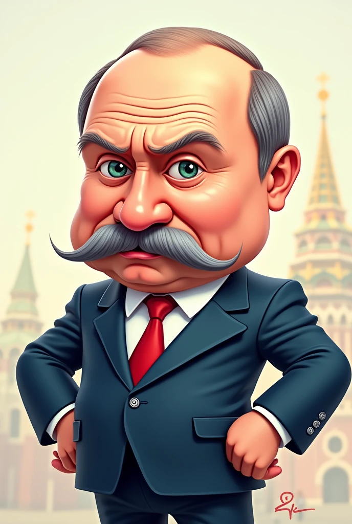 make a cartoon character of putin